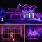 HOME LIGHTING 66ft Halloween Decorative Mini Lights, 200 LED Green Wire Fairy Starry String Lights Plug in, 8 Lighting Modes, for Indoor Outdoor Xmas Tree Wedding Party Decoration (Purple)